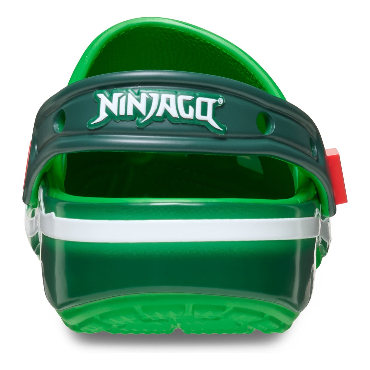 Ciabatte LEGO® NINJAGO® Classic Clog Crocs Kids verde con stampa grafica ispirata allo Spinjitzu 213552 MLT CROCS KIDS 