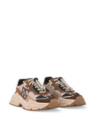Sneakers per bambino Dolce & Gabbana Kids marroni con design a inserti DA5119 AQ040 8L836 DOLCE & GABBANA KIDS 