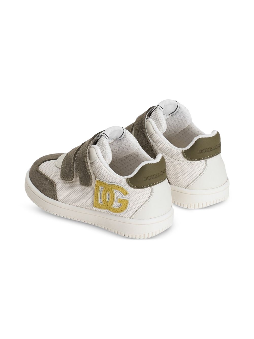 Sneakers per bambini Dolce & Gabbana Kids bianche con chiusura a strappo DN0205 A4278 8M557 DOLCE & GABBANA KIDS 