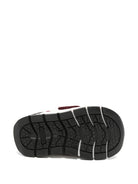 Sneakers per bambina Dolce & Gabbana Kids bianche e rosse con chiusura a strappo e cristalli DN0237 A3M67 89689 DOLCE & GABBANA KIDS 