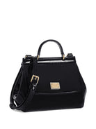 Borsa per bambina Dolce & Gabbana Kids nera con finitura lucida EB0003 A1067 80658 DOLCE & GABBANA KIDS 