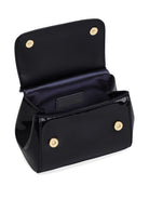 Borsa per bambina Dolce & Gabbana Kids nera con finitura lucida EB0003 A1067 80658 DOLCE & GABBANA KIDS 
