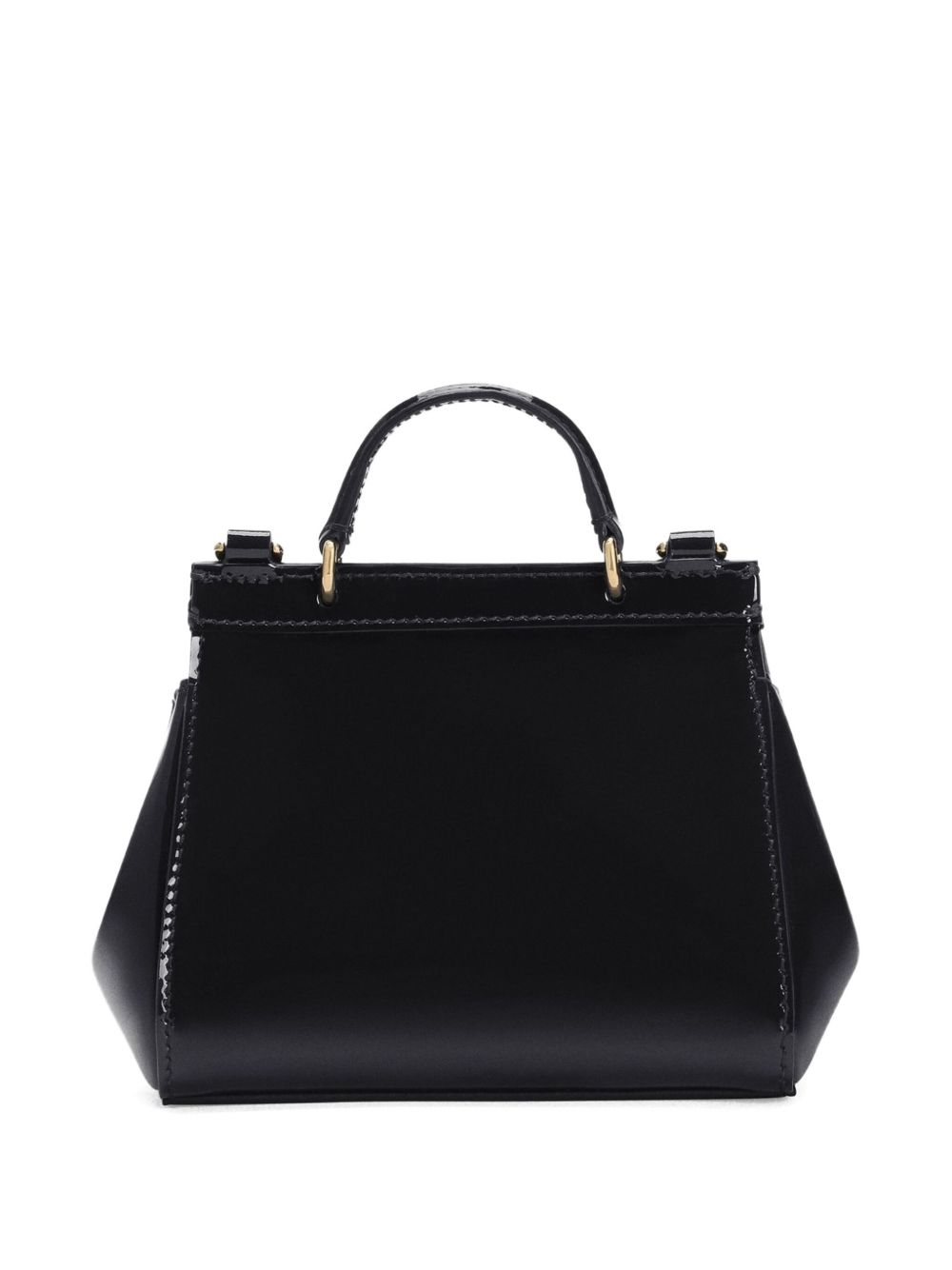 Borsa per bambina Dolce & Gabbana Kids nera con finitura lucida EB0003 A1067 80658 DOLCE & GABBANA KIDS 