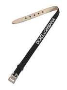 Cintura per bambini Dolce & Gabbana Kids nera con chiusura con fibbia EC0083 AT661 8B939 DOLCE & GABBANA KIDS 