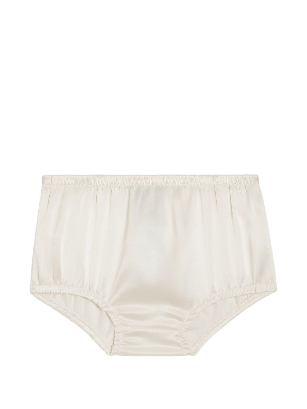 Abito per neonata Dolce & Gabbana Kids bianco con fiocco in rilievo sul davanti L24DT4 G7P4A S9000 DOLCE & GABBANA KIDS 