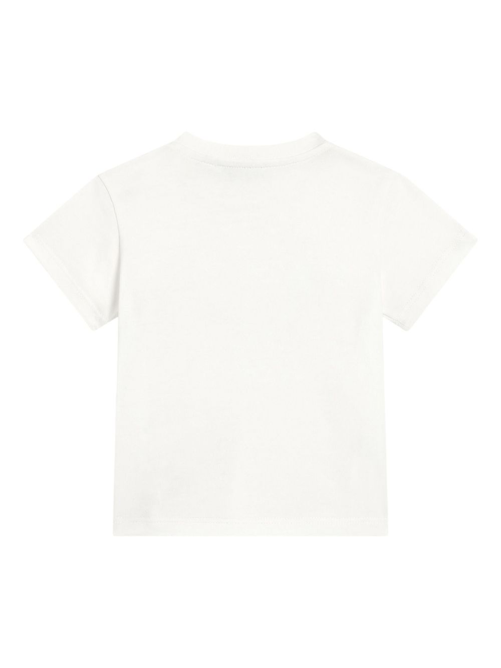 T-shirt per neonata Dolce & Gabbana Kids bianca con logo sul davanti L2JTIT G7N9A W0111 DOLCE & GABBANA KIDS 