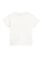 T-shirt per neonata Dolce & Gabbana Kids bianca con logo sul davanti L2JTIT G7N9A W0111 DOLCE & GABBANA KIDS 