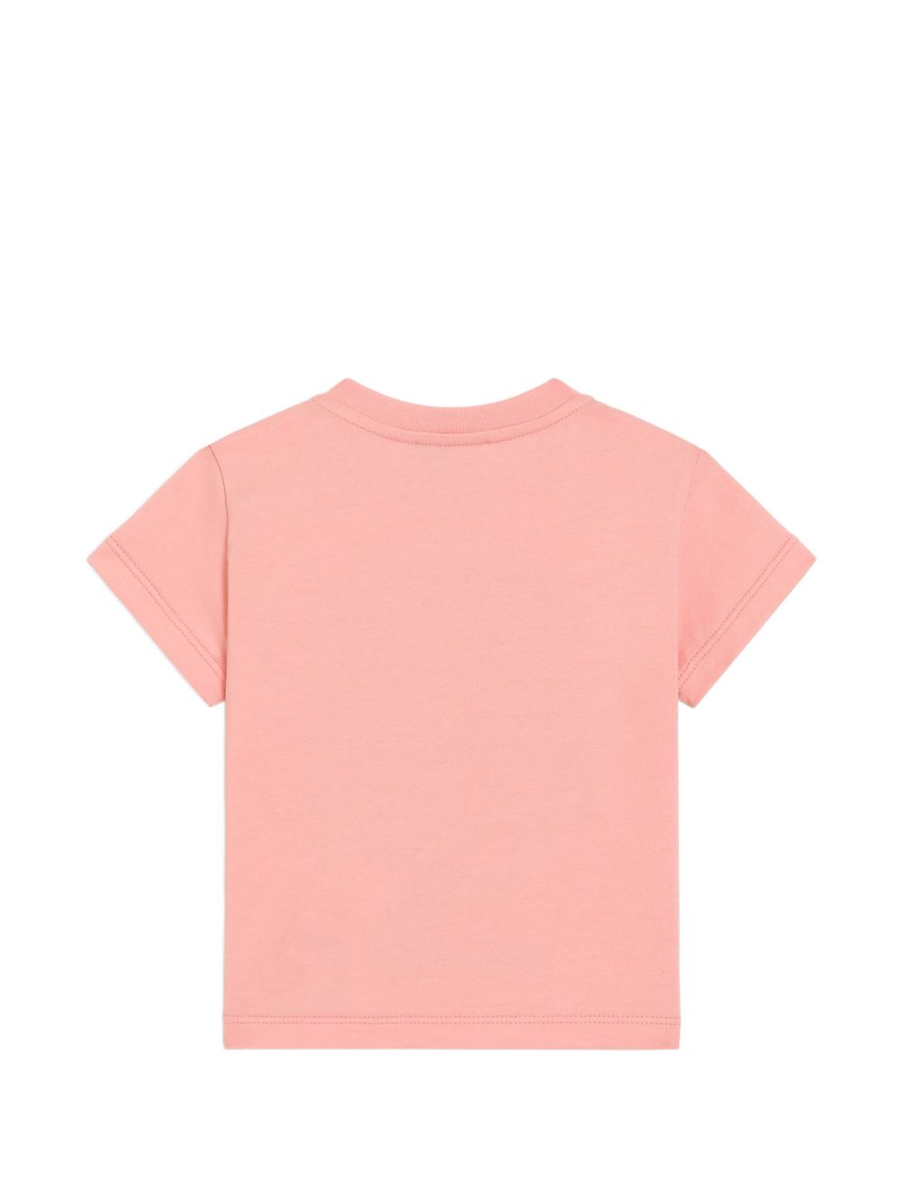 T-shirt per neonata Dolce & Gabbana Kids rosa con stampa Carretto Siciliano L2JTIT G7P5V F3429 DOLCE & GABBANA KIDS 