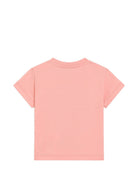 T-shirt per neonata Dolce & Gabbana Kids rosa con stampa Carretto Siciliano L2JTIT G7P5V F3429 DOLCE & GABBANA KIDS 