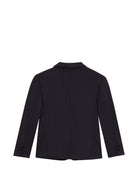 Giacca per bambino Dolce & Gabbana Kids blu con revers classici L41J89 G7PQI B0665 DOLCE & GABBANA KIDS 