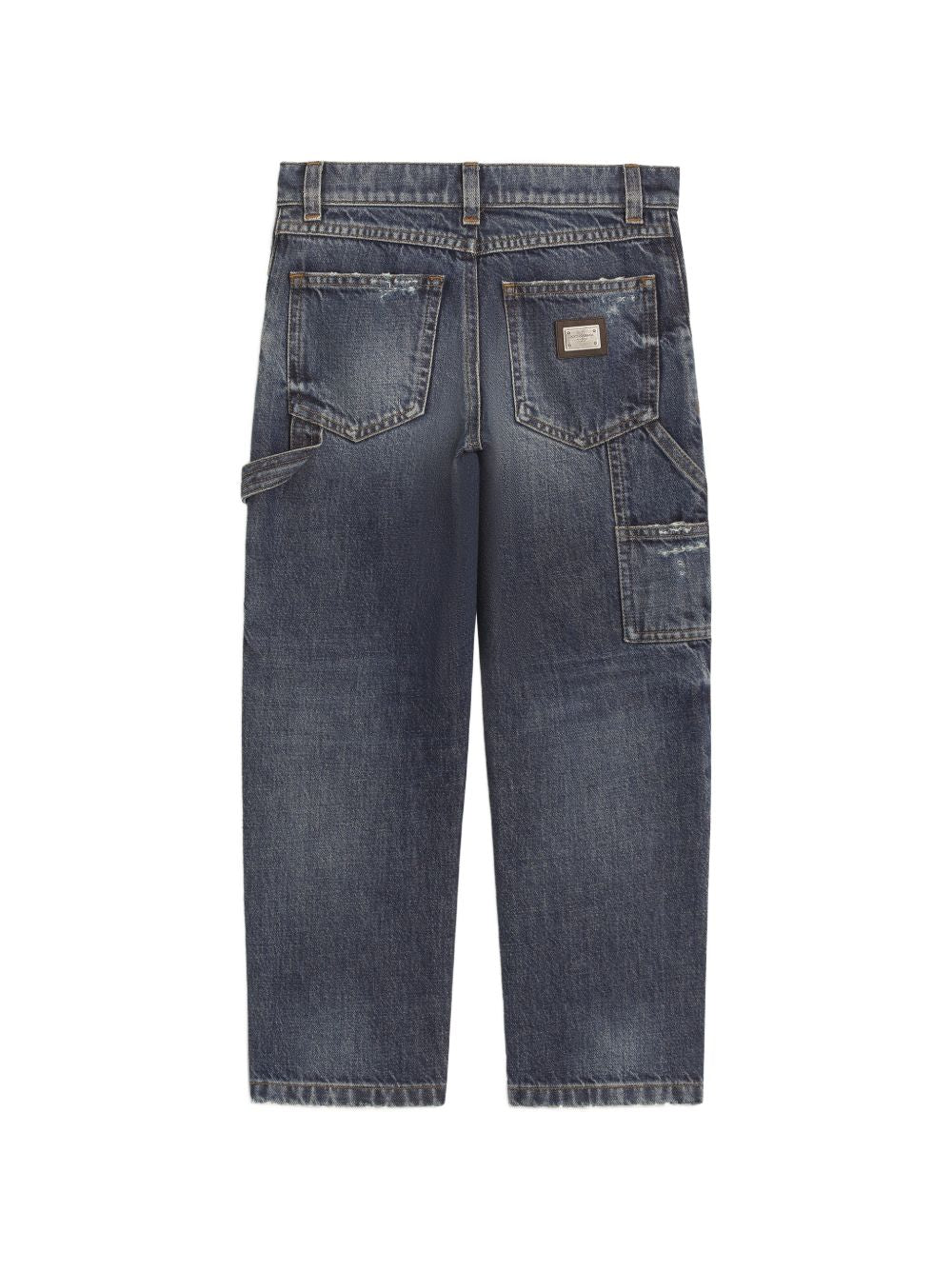 Jeans per bambino Dolce & Gabbana Kids in denim con cinque tasche L42F95 LDE13 S9000 DOLCE & GABBANA KIDS 