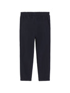 Pantaloni per bambino Dolce & Gabbana Kids blu con logo sul davanti L45P34 G7P6H S9000 DOLCE & GABBANA KIDS 