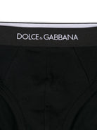 Set di 2 boxer per bambino Dolce & Gabbana Kids nero con banda logo L4J700 ON00G N0000 DOLCE & GABBANA KIDS 