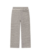 Pantaloni per bambina Dolce & Gabbana Kids grigio in pile L4JPLY HU7Y4 S8298 DOLCE & GABBANA KIDS 
