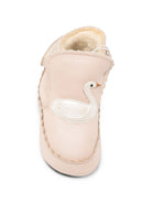 Stivali per neonata Donsje Kids rosa con decorazione cigno 1044101 NL142 DONSJE KIDS 
