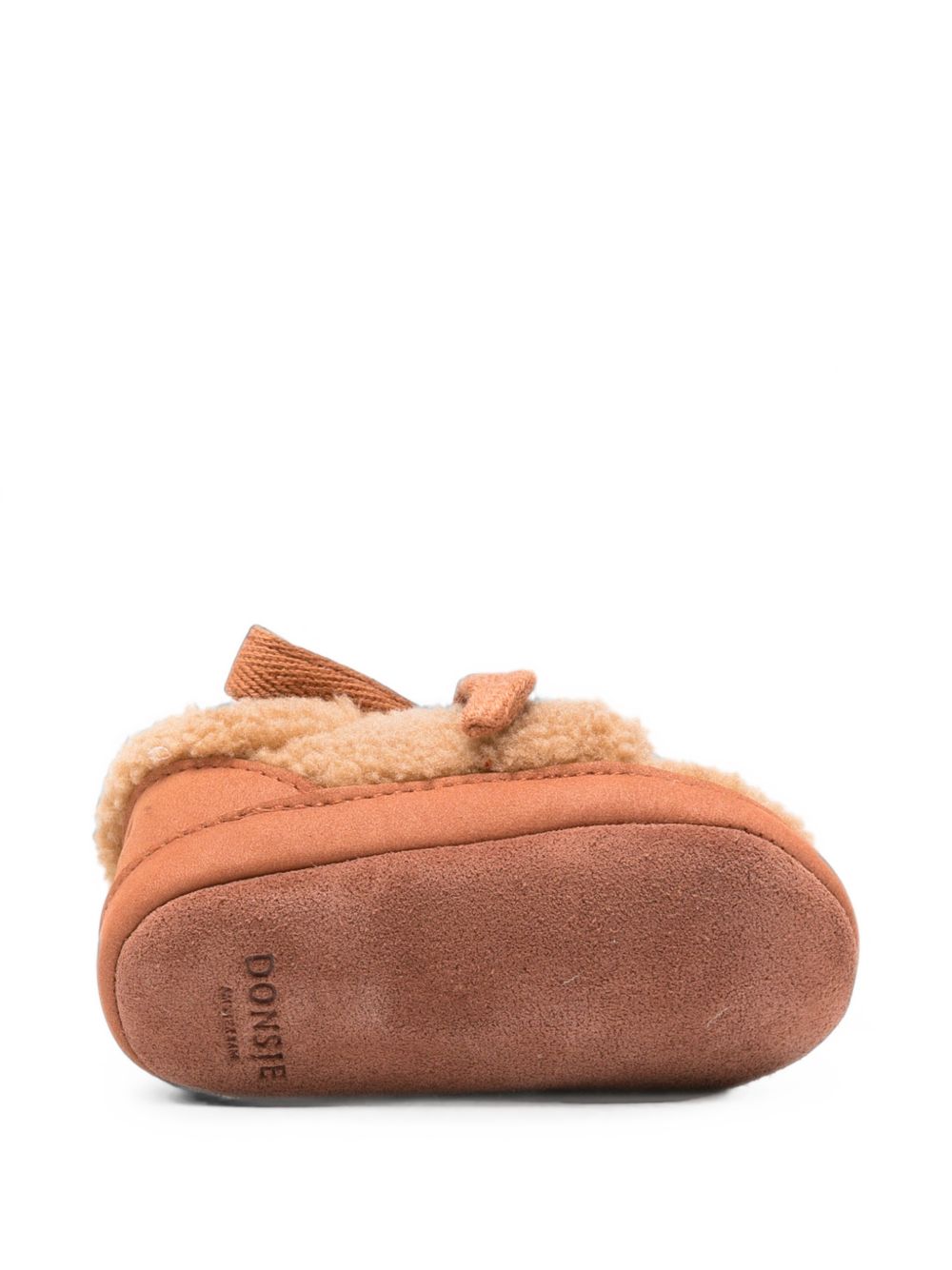 Sneakers per neonati Donsje Kids marroni con finitura in shearling 1044300 CF006 DONSJE KIDS 