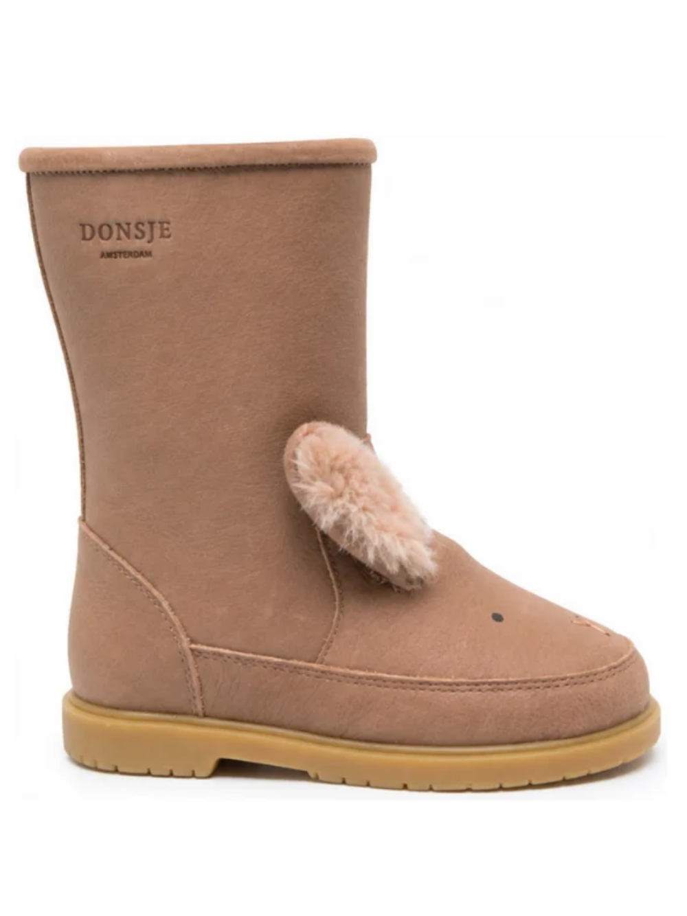 Stivali Wadudu per bambina Donsje Kids marrone con orecchie in shearling 2022110 CL018 DONSJE KIDS 