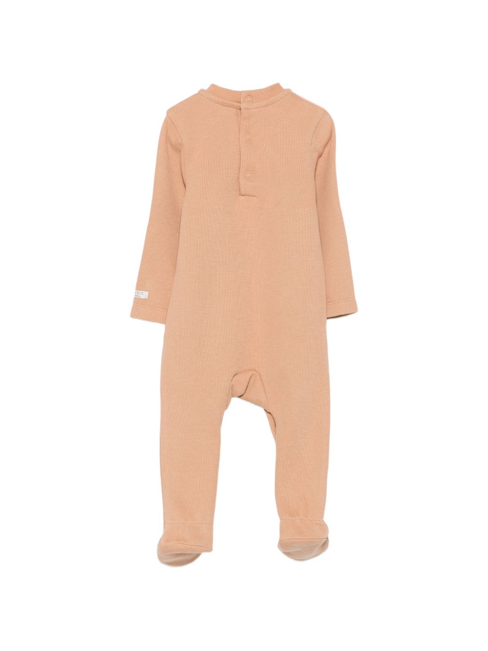 Tutina per neonati Donsje Kids beige con ricamo coniglietti all-over 3039203 00018 DONSJE KIDS 