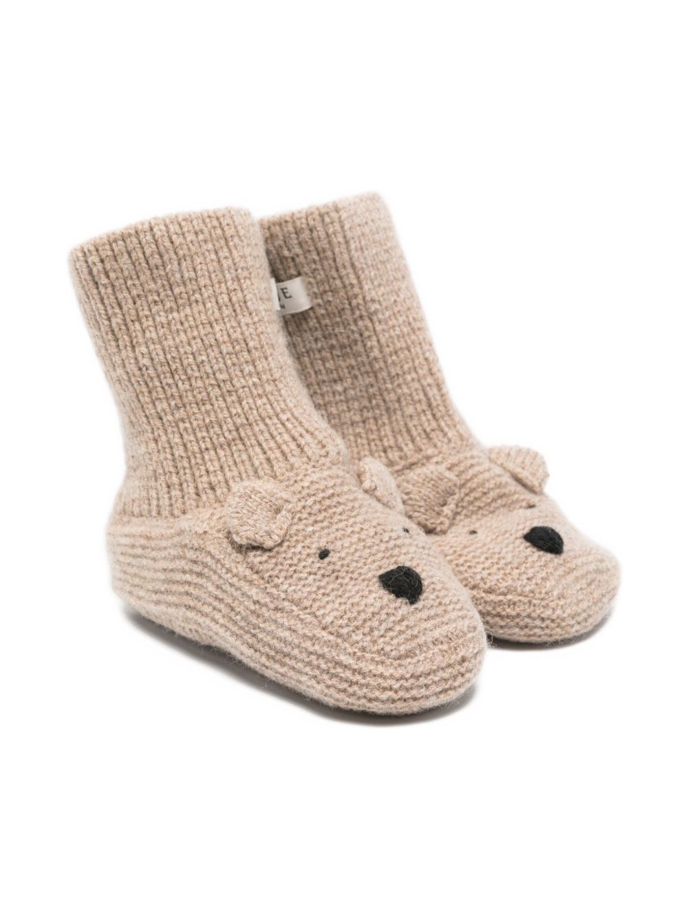 Scarpe primi passi per neonati Donsje Kids beige con design a forma di orso 3043201 00176 DONSJE KIDS 