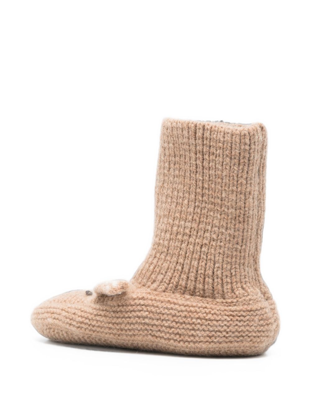 Scarpine primi passi per neonati Donsje Kids beige con design a forma di coniglio 3043204 00035 DONSJE KIDS 