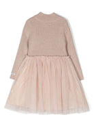 Abito per bambina Donsje Kids rosa con gonna in tulle 4043900 DJB77 DONSJE KIDS 