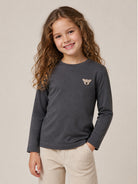 T-shirt per bambini Donsje grigia con ricamo Koala 4101902 00027 DONSJE KIDS 