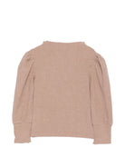 Maglione per bambina Donsje Kids beige con lavorazione in maglia a coste 4107100 00106 DONSJE KIDS 