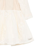 Abito per neonata Donsje Kids bianco con ricami floreali 4121400NB S0037 DONSJE KIDS 