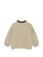 Bomber Oscor per bambino Donsje Kids verde con applicazione con logo sul petto 4121600 00016 DONSJE KIDS 