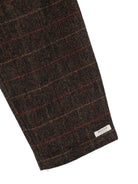 Pantaloni per bambino Donsje Kids marroni con trama in tweed 4124000 S0049 DONSJE KIDS 