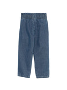Jeans per bambina Donsje Kids blu con vita elasticizzata 4125800 00102 DONSJE KIDS 
