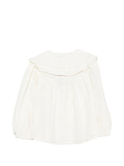 Blusa per bambina Donsje Kids bianco con colletto con ruches 4129200 00002 DONSJE KIDS 