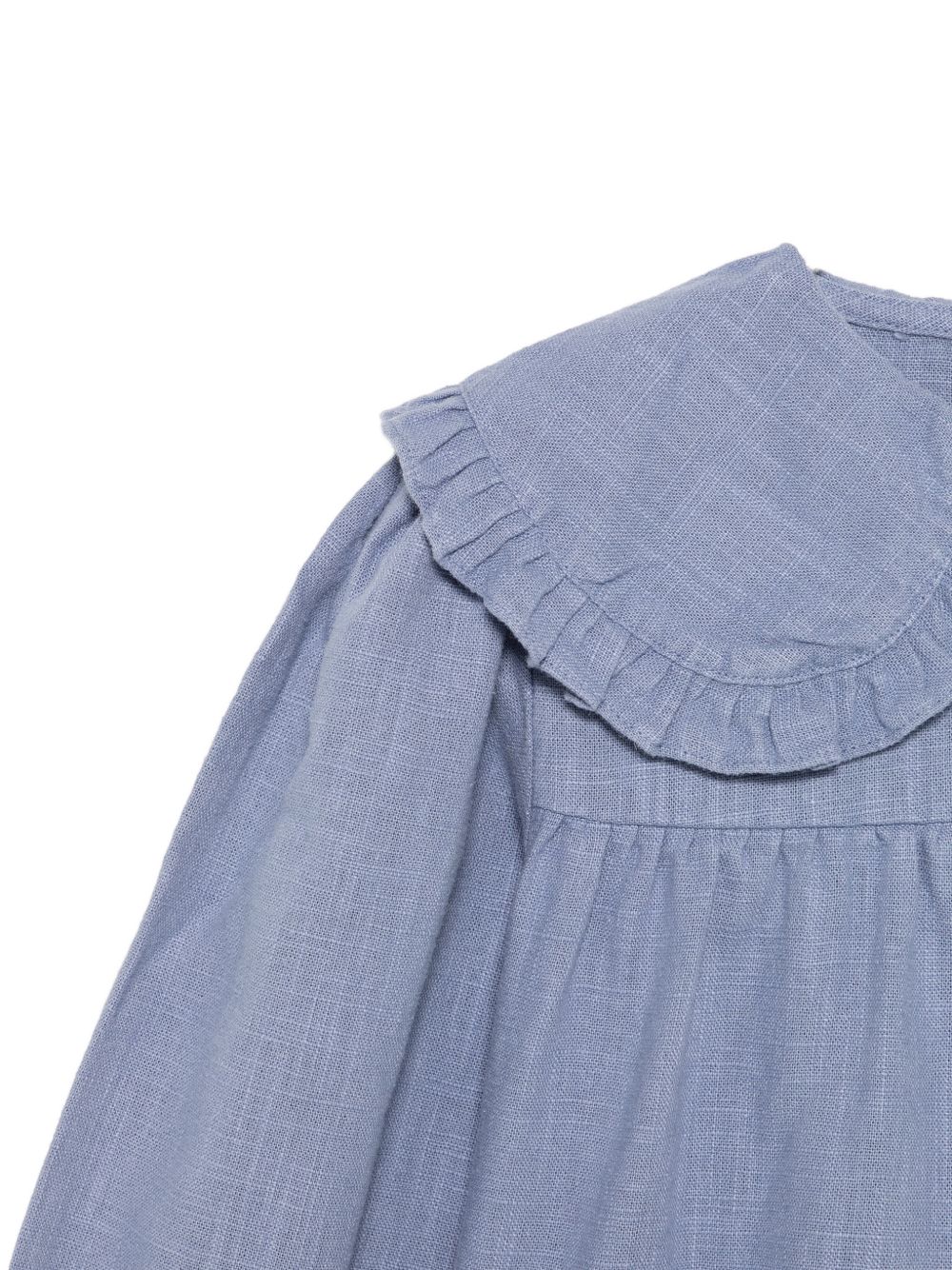 Blusa per bambina Donsje Kids blu con ruches 4129200 00185 DONSJE KIDS 