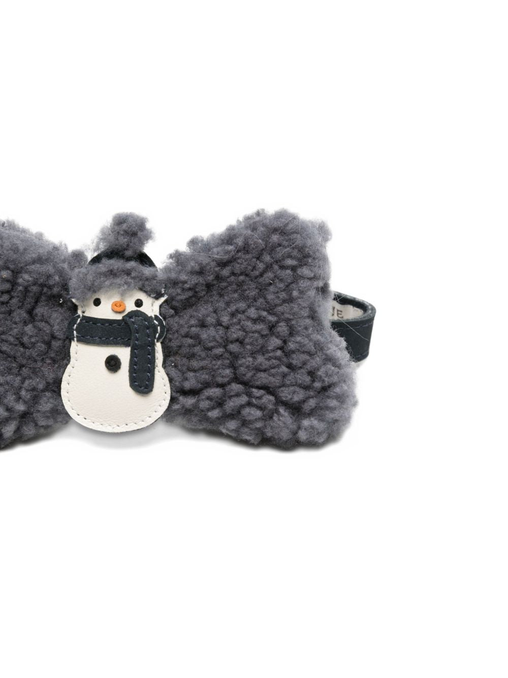 Papillon per bambino Donsje Kids grigio con trama in shearling 5524601 CF012 DONSJE KIDS 