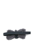 Papillon per bambino Donsje Kids grigio con trama in shearling 5524601 CF012 DONSJE KIDS 