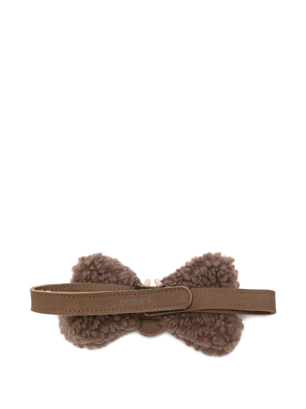 Papillon per bambino Donsje Kids marrone con applicazione frontale con renna 5524602 CF016 DONSJE KIDS 