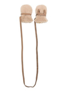 Guanti Richy Fluffy Bunny per neonata Donsje marrone con design in pelliccia 6023107 CF005 DONSJE KIDS 