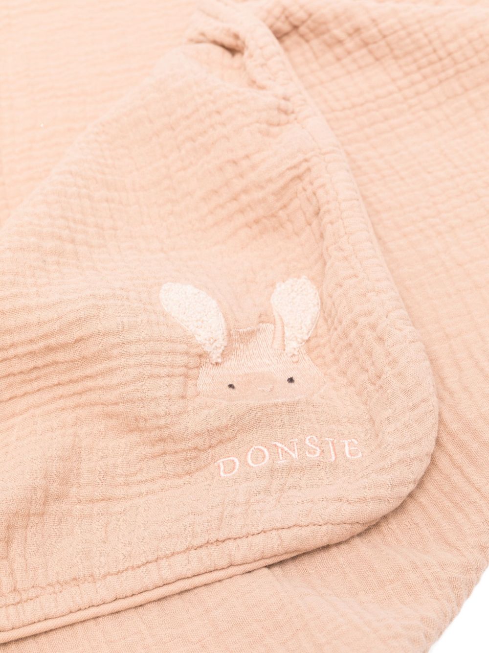 Coperta per neonati Donsje rosa con ricamo coniglietto 7100103 00018 DONSJE KIDS 