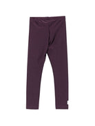 Leggins per bambina Douuod Kids viola con logo applicato sul lato DY6A20 J0331 558 DOUUOD KIDS 