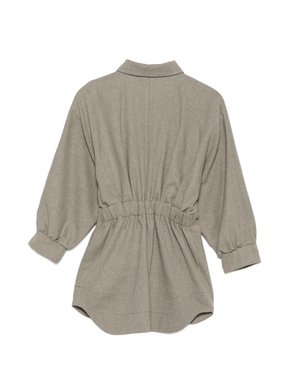 Abito per bambina Douuod Kids grigio con colletto classico DZ1A00 I0337 903 DOUUOD KIDS 