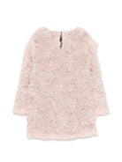 Abito per bambina Douuod Kids rosa con finitura texturizzata DZ1A50 Z4089 504 DOUUOD KIDS 