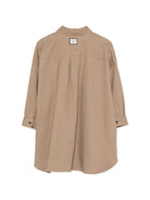 Abito per bambina Douuod Kids beige con colletto classico DZ1B10 G0073 343 DOUUOD KIDS 