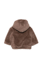 Giubbino per neonati Douuod Kids marrone con texture teddy DZ2510 Z3949 347 DOUUOD KIDS 