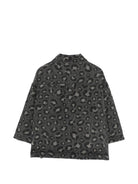 Giacca per bambini Douuod Kids grigio con stampa leopardata DZ2P57 Z4163 924BG DOUUOD KIDS 