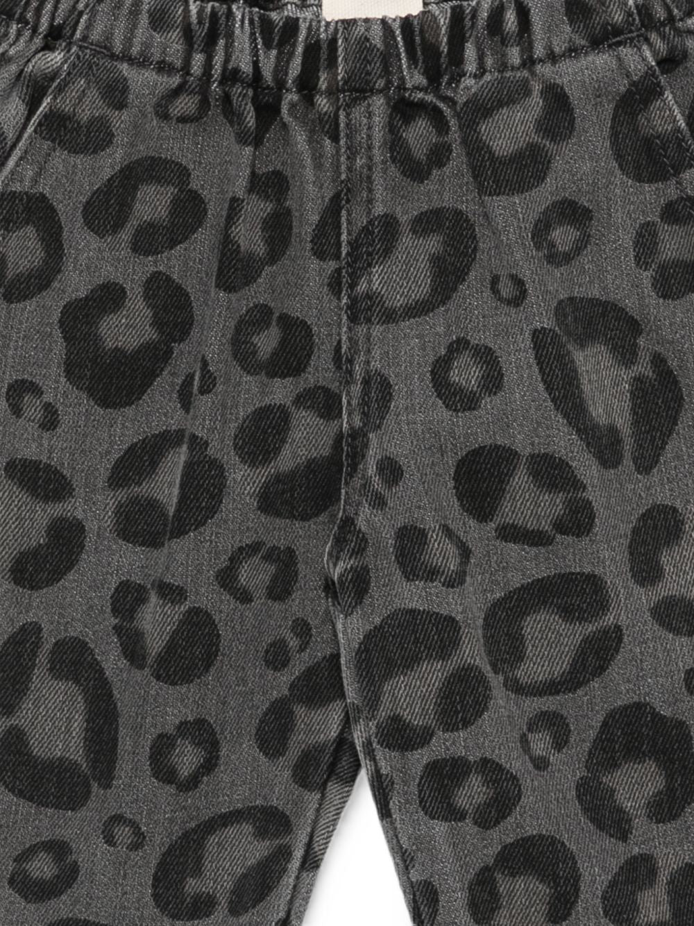 Shorts per neonato Douuod Kids grigio con stampa leopardata all-over DZ6500 Z4163 924BG DOUUOD KIDS 