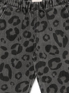Shorts per neonato Douuod Kids grigio con stampa leopardata all-over DZ6500 Z4163 924BG DOUUOD KIDS 