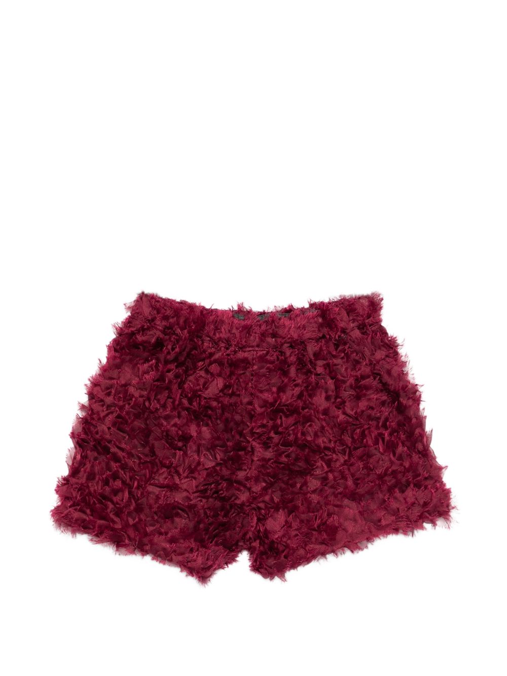 Shorts per bambina Douuod Kids bordeaux con finitura texturizzata DZ6A49 Z4089 429 DOUUOD KIDS 