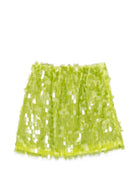 Gonna per bambina Douuod Kids verde con decorazione con paillettes DZ7A91 U0302 234 DOUUOD KIDS 
