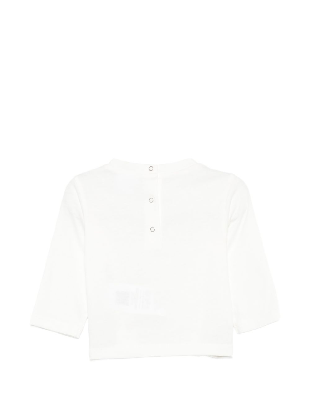 T-shirt per neonati Douuod Kids bianca con stampa sul fondo DZ8500 Z3708 101 DOUUOD KIDS 