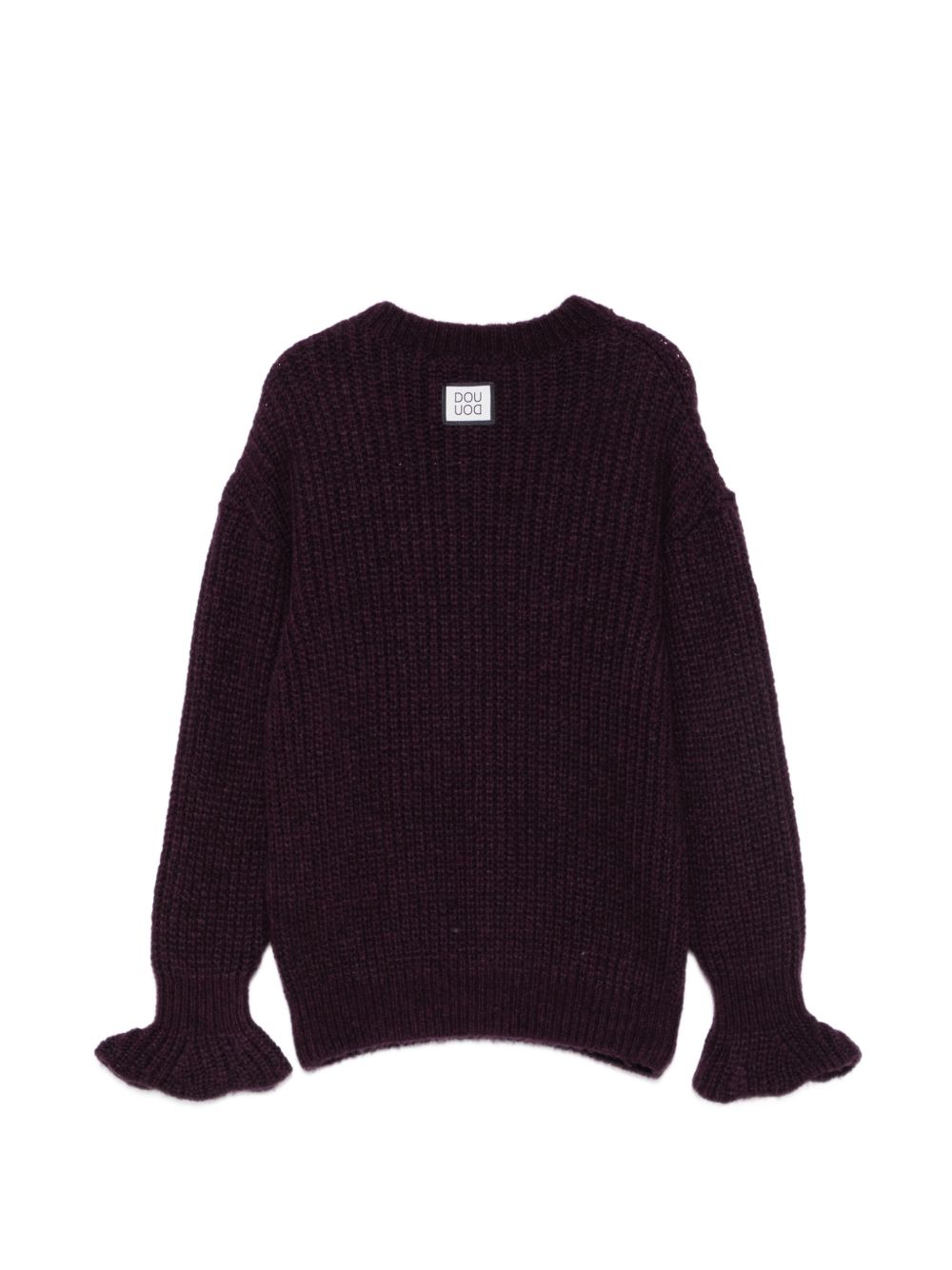 Maglione per bambina Douuod Kids viola con ruches DZ9A30 W0222 886 DOUUOD KIDS 